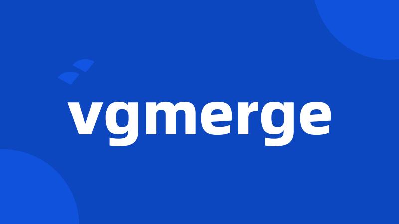 vgmerge