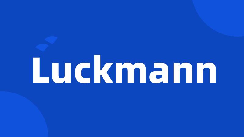 Luckmann