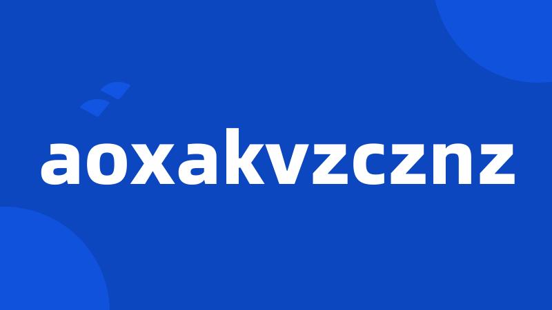 aoxakvzcznz