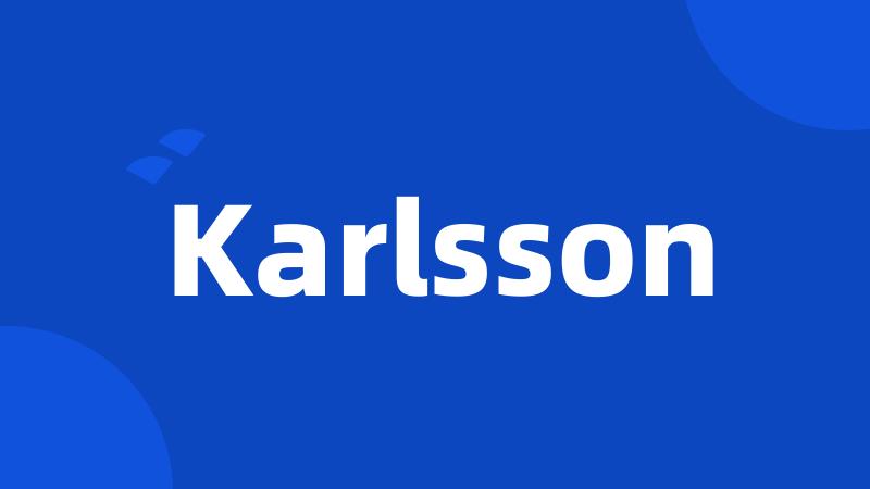 Karlsson