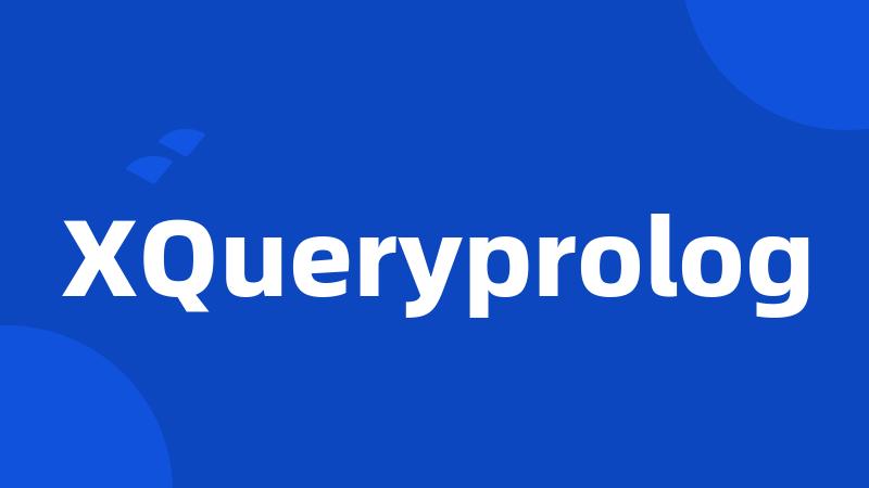 XQueryprolog