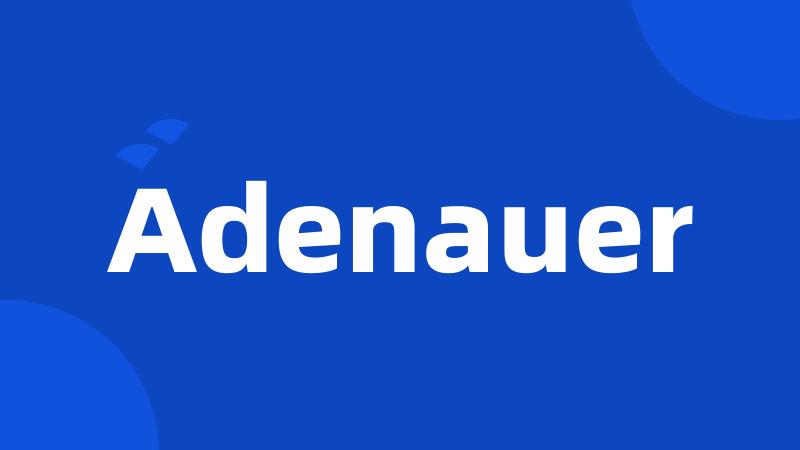 Adenauer