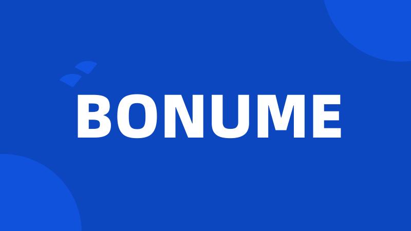 BONUME