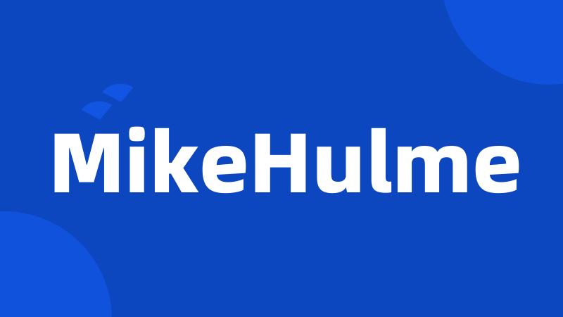 MikeHulme