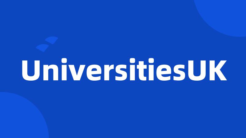 UniversitiesUK