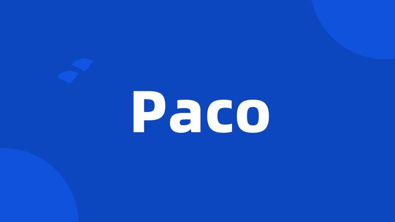 Paco