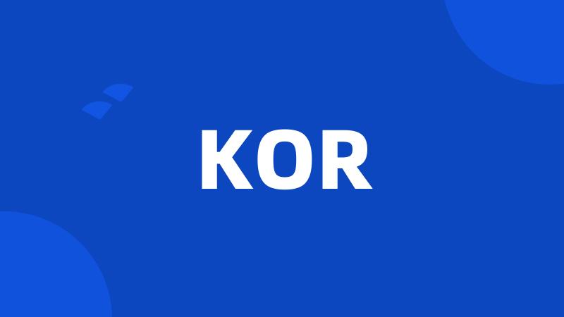 KOR