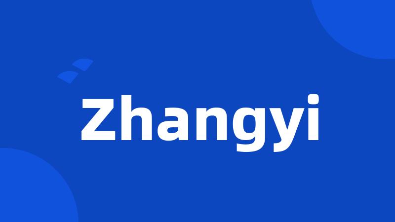 Zhangyi