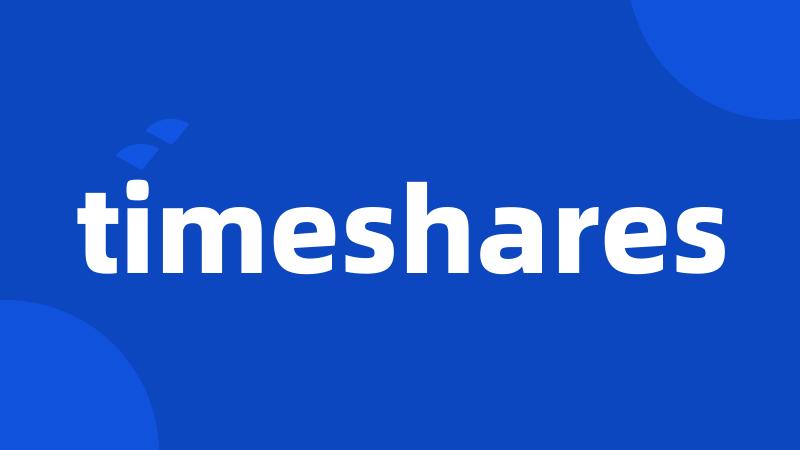 timeshares