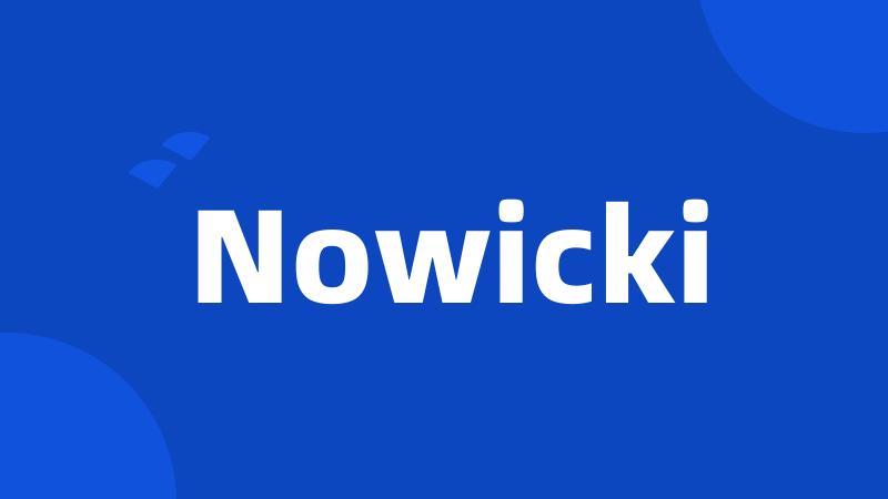 Nowicki