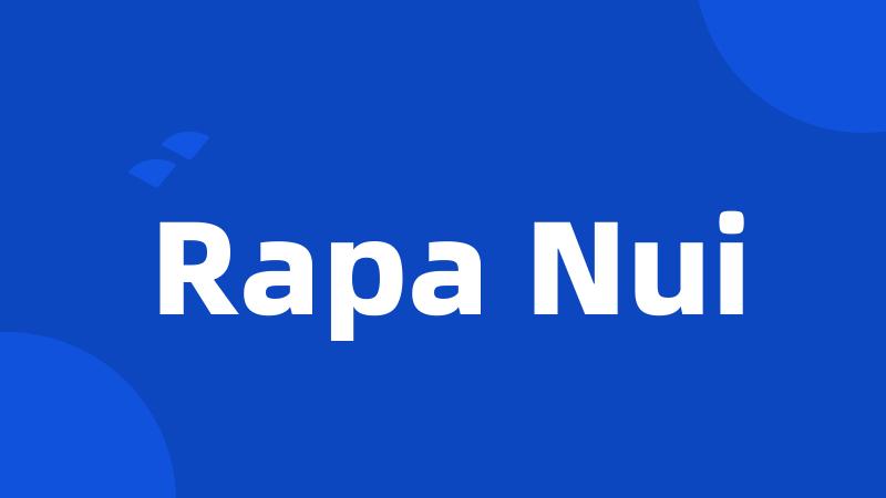 Rapa Nui