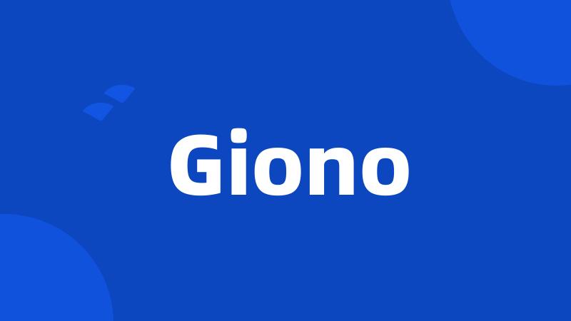 Giono