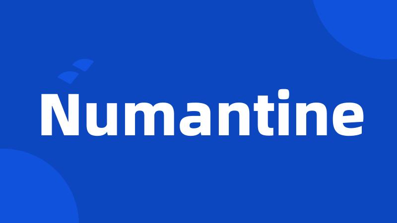 Numantine