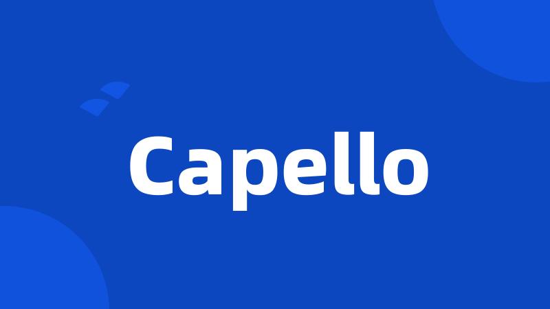 Capello