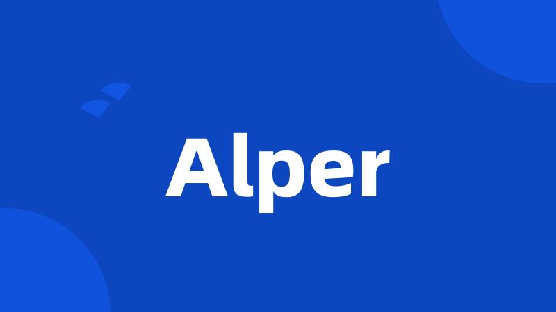 Alper