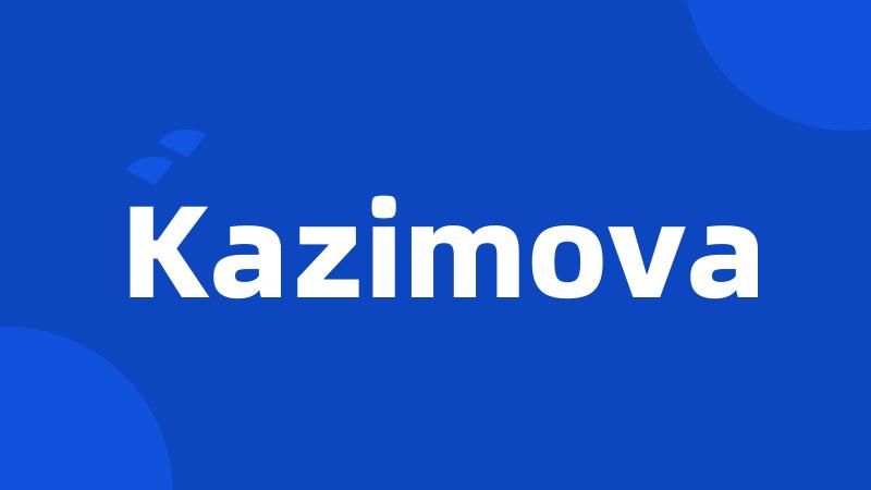 Kazimova