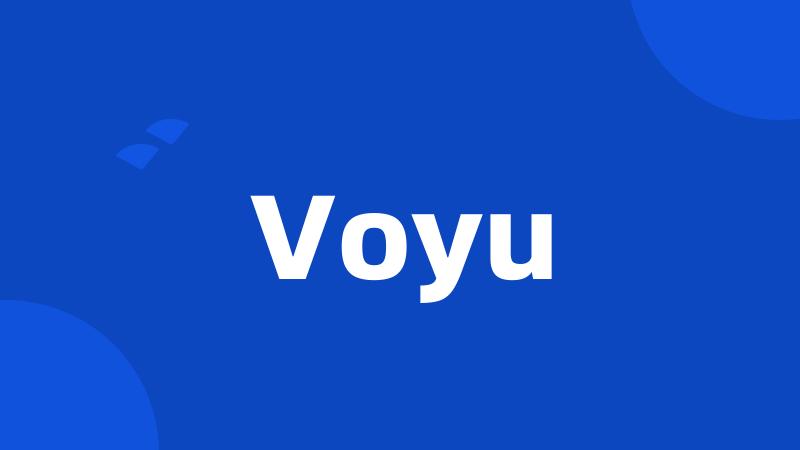 Voyu