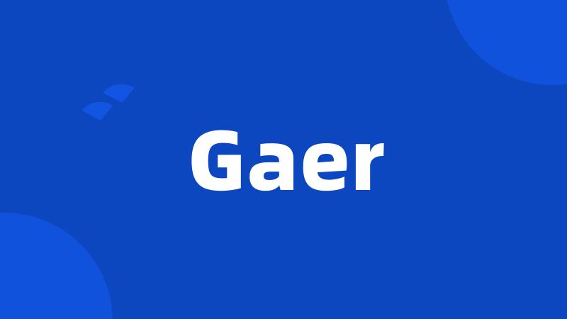 Gaer