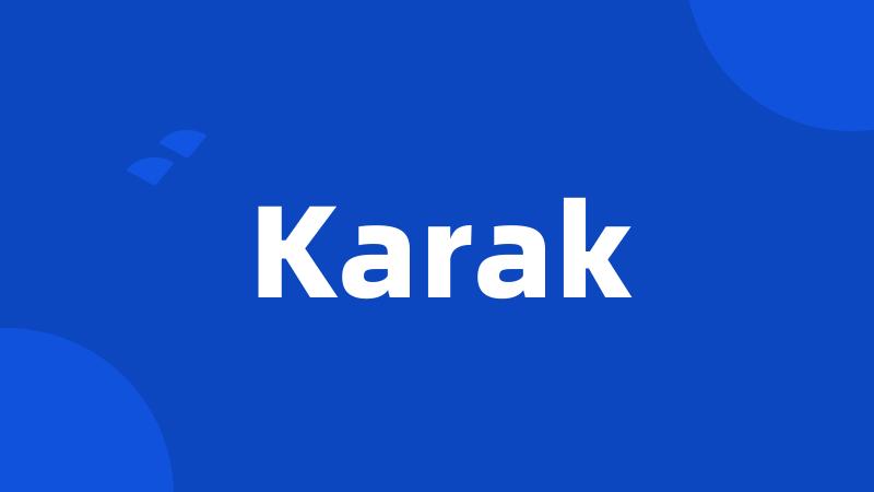 Karak