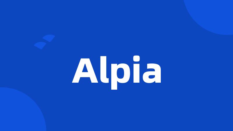 Alpia