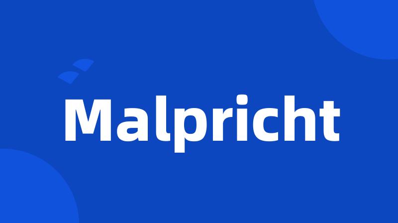 Malpricht