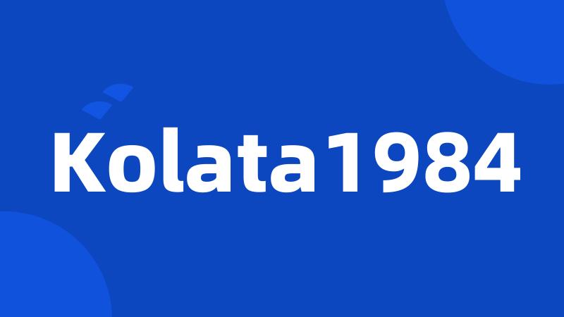 Kolata1984