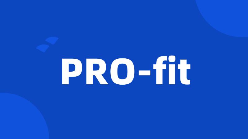 PRO-fit