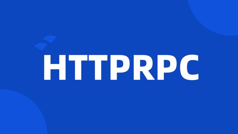 HTTPRPC