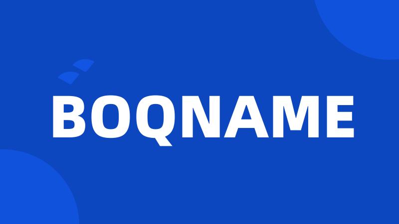 BOQNAME