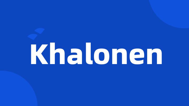 Khalonen