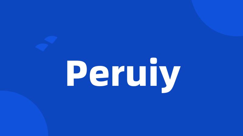 Peruiy