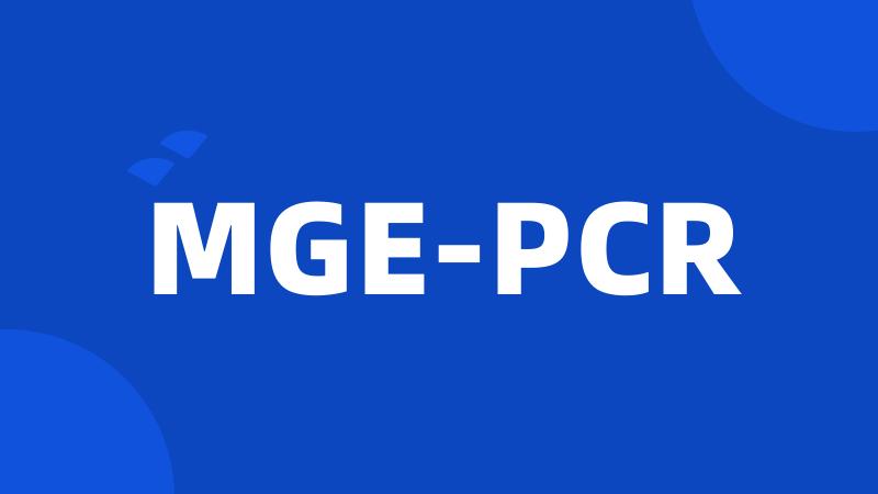 MGE-PCR