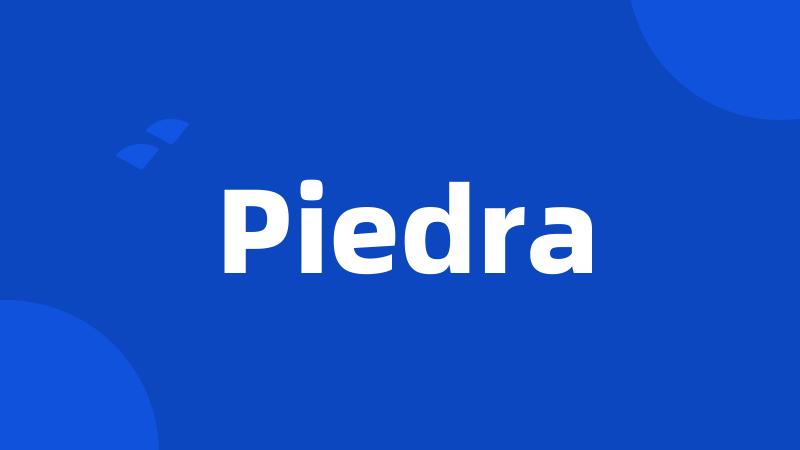 Piedra