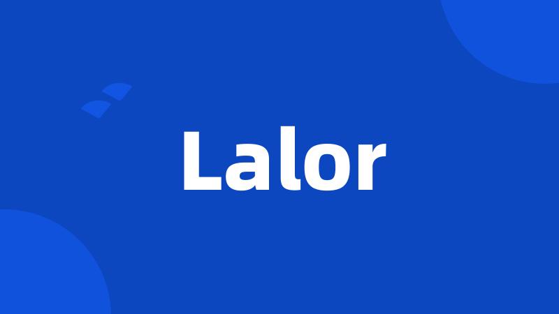 Lalor