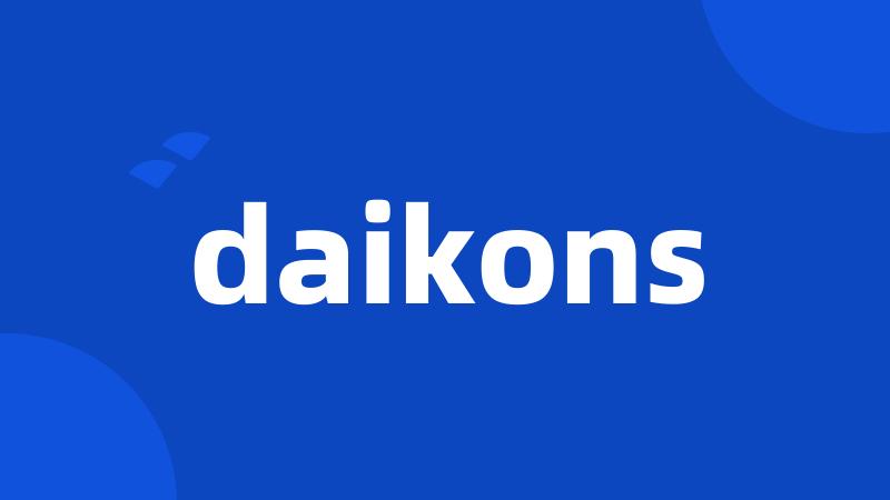 daikons