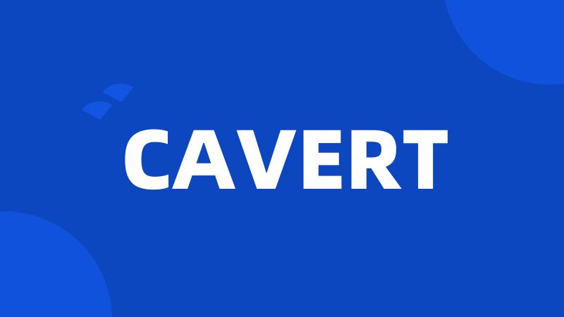 CAVERT