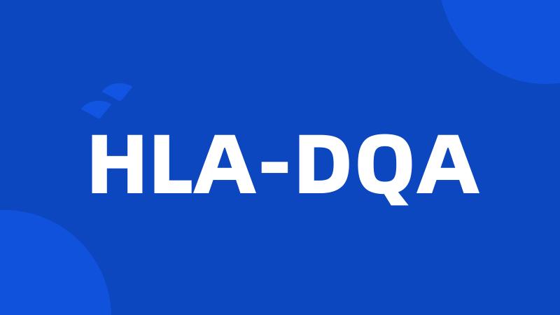 HLA-DQA