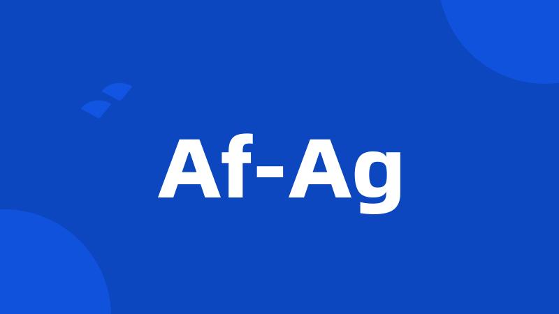 Af-Ag