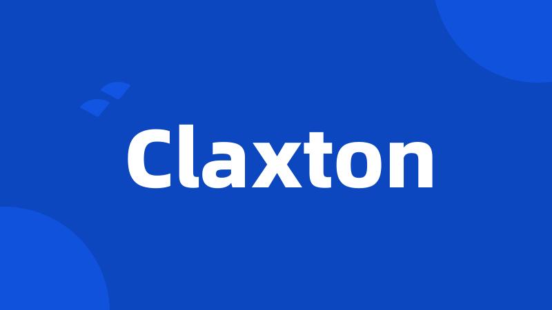 Claxton