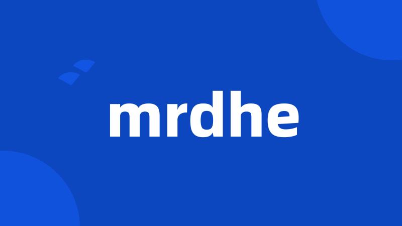 mrdhe