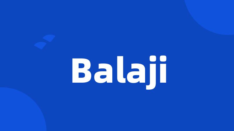 Balaji