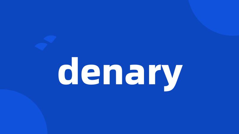 denary