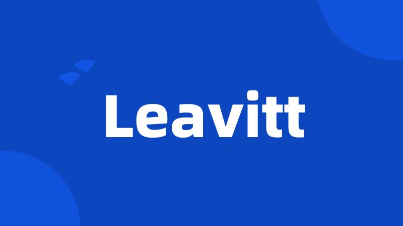 Leavitt