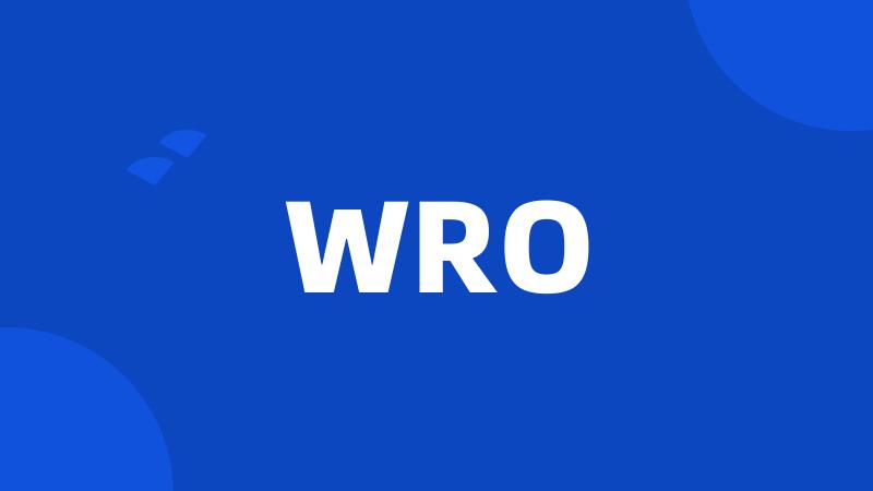 WRO