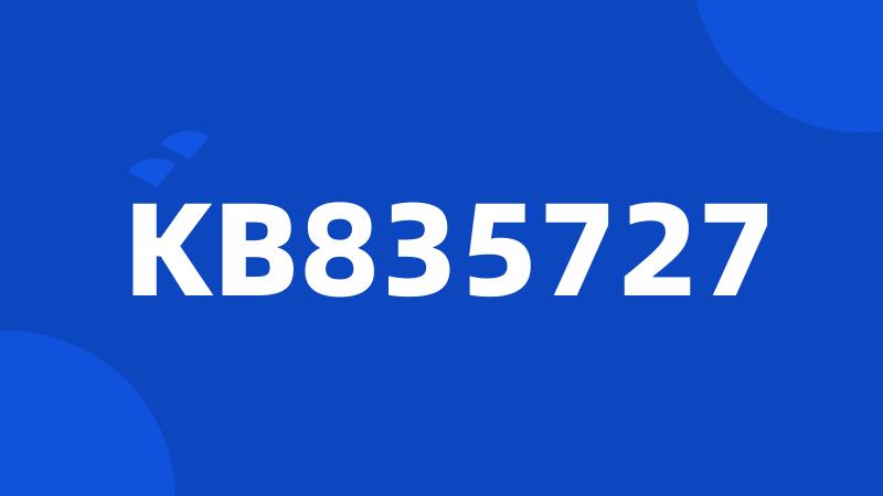 KB835727