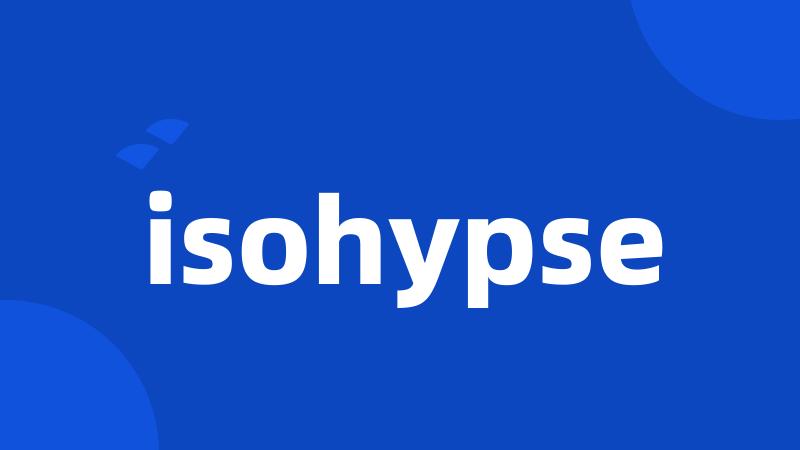 isohypse