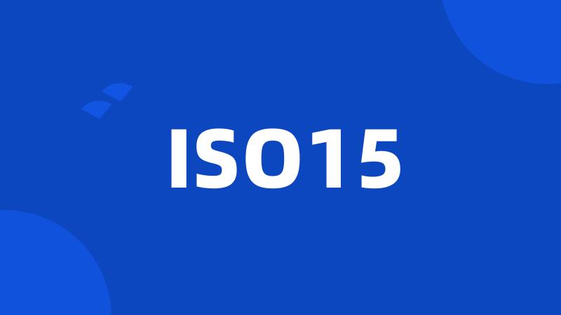 ISO15