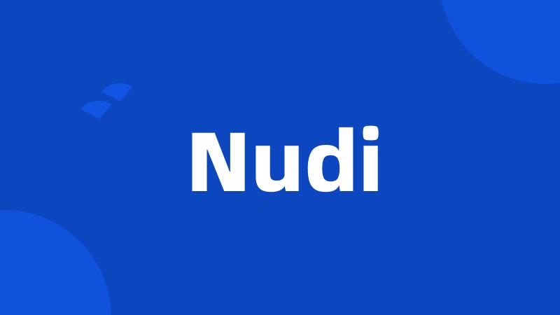 Nudi