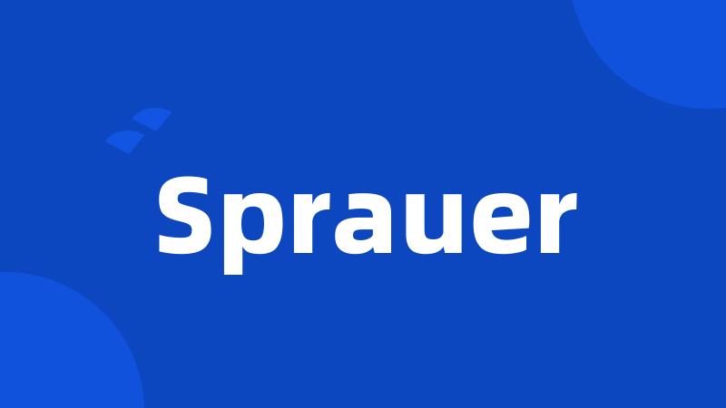 Sprauer