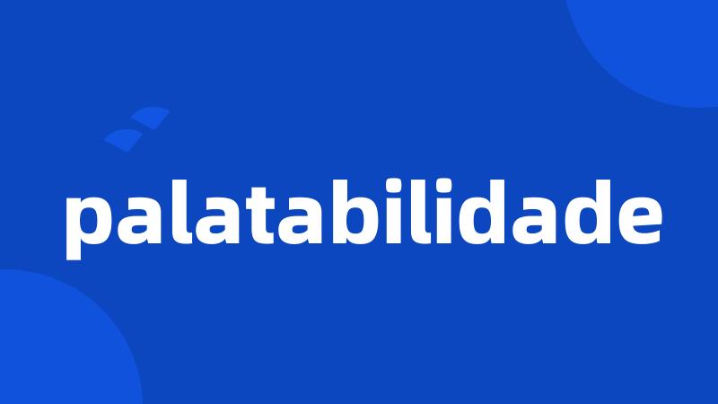 palatabilidade